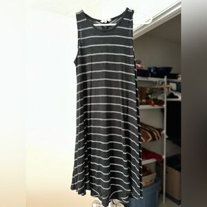 Madewell Striped Sleeveless Dress